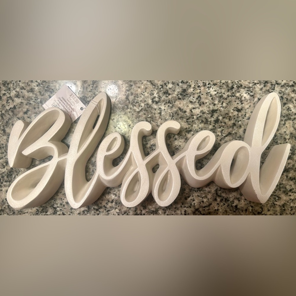 Hobby Lobby, “Blessed” Decor